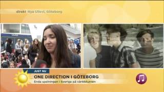 One Direction är i Göteborg - här köar fansen - Nyhetsmorgon (TV4)