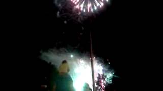 The fireworks at riverrside park in watertown wi