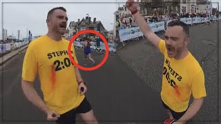 You Won't Believe What This Man Did Mid Race! (Funny Marathon Race Video)