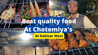 Chote miya's Sahi Tawa \u0026 Chinese Dahisar best Food Corner ||Ali Food Vlogs||