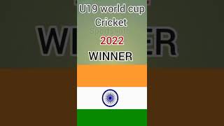 under 19 cricket world cup  2022 ! mens winner ! INDIA