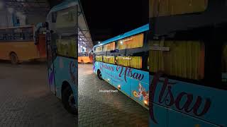 Asia's longest bus? 15metre long Volvo 9600 multy axle sleeper of KSRTC called\