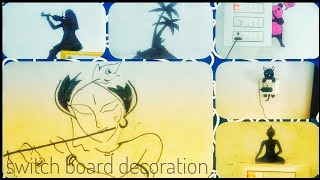 Switch board decoration ideas in 5 minutes craft.