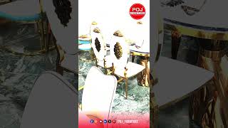 Latest Dining table design 2025 | Marble Top  dining table | Glass top dining table set