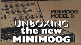 UNBOXING and PLAYING the New Minimoog Model D!