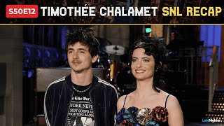 Timothée Chalamet SNL Hot Take Show - S50 E12