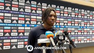 Kean post Juve-Lazio 3-0 (zona mista) “Non ascolto le critiche, so da dove vengo e so dove vado"