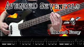 Avenged Sevenfold - Almost Easy (Bass Cover + TABS)