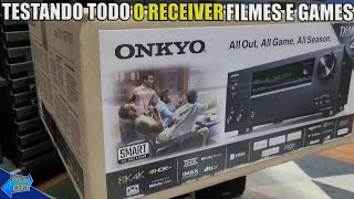 ONKYO TX-NR7100 - RECEIVER 8K COMPLETO E PODEROSO