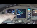 boeing 777 preflight cockpit powering up lyon france