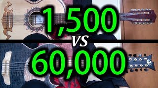 Bajo Quinto de 1,500 VS Bajo Quinto de 60,000