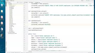 Using SQLite3 in Python 4