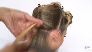תוספות שיער הדבקה - סרטון הדרכה