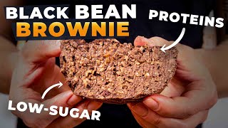 BLACK BEAN BROWNIE  - VEGAN HIGH-PROTEIN RECIPE