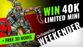 WIN Exclusive 40K Mini + Mythic's HEL Raids Kickstarter #Weekender