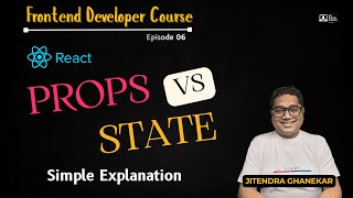 React Props Explained | Props vs State with Real-Time Examples | React JS for Beginners | Ep 06