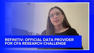 Refinitiv: Official data provider for CFA Research Challenge