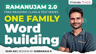 TARGET GROUP EXAMS | WORD BUILDING | SUBBA WIT VIVA BY SUBBARAJA