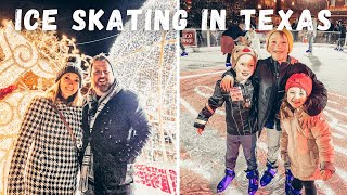 Christmas in Frisco Texas| Ice Skating | Christmas Lights #christmas #snow