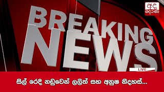 සිල් රෙදි නඩුවෙන් ලලිත් සහ අනුෂ නිදහස්...