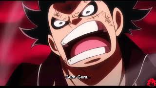 Kaido fires Demolition Gust - Luffy and Kid attack | Kaido - One Piece Episode 1021 - ワンピース 1021話