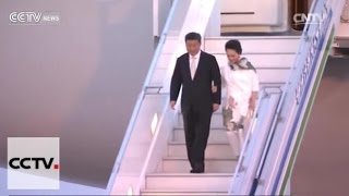 President Xi arrives in Tashkent for a state visit