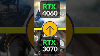 RTX 4060 vs RTX 3070 8GB in 8 GAMES 1080p + 7800X3D / Ray Tracing / DLSS 3 #shorts