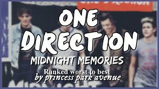 One Direction - Midnight Memories 🌚 Album Ranking