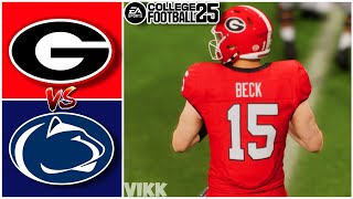 11 Georgia vs 6 Penn State Playoff Simulation (CFB 25 PS5)