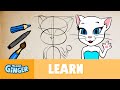 Let’s Draw Talking Angela  - Talking Ginger's Scribblemania