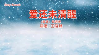 爱还未清醒  (黄昏-粵語版) 王晓峰-主唱 KARAOKE