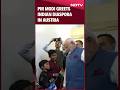 PM Modi Austria | PM Modi Greets Indian Diaspora After He Lands In Austria