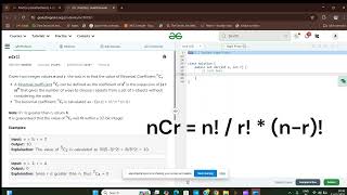 🤯 Stop Using Factorials! This is the Smartest Way to Solve nCr in Java 🚀 #potd