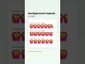 background-repeat values in CSS