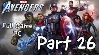 MARVEL AVENGERS Full Game PC Gameplay Part 26 - BLACK WIDOW Iconic Mission #1 (No Commentary)