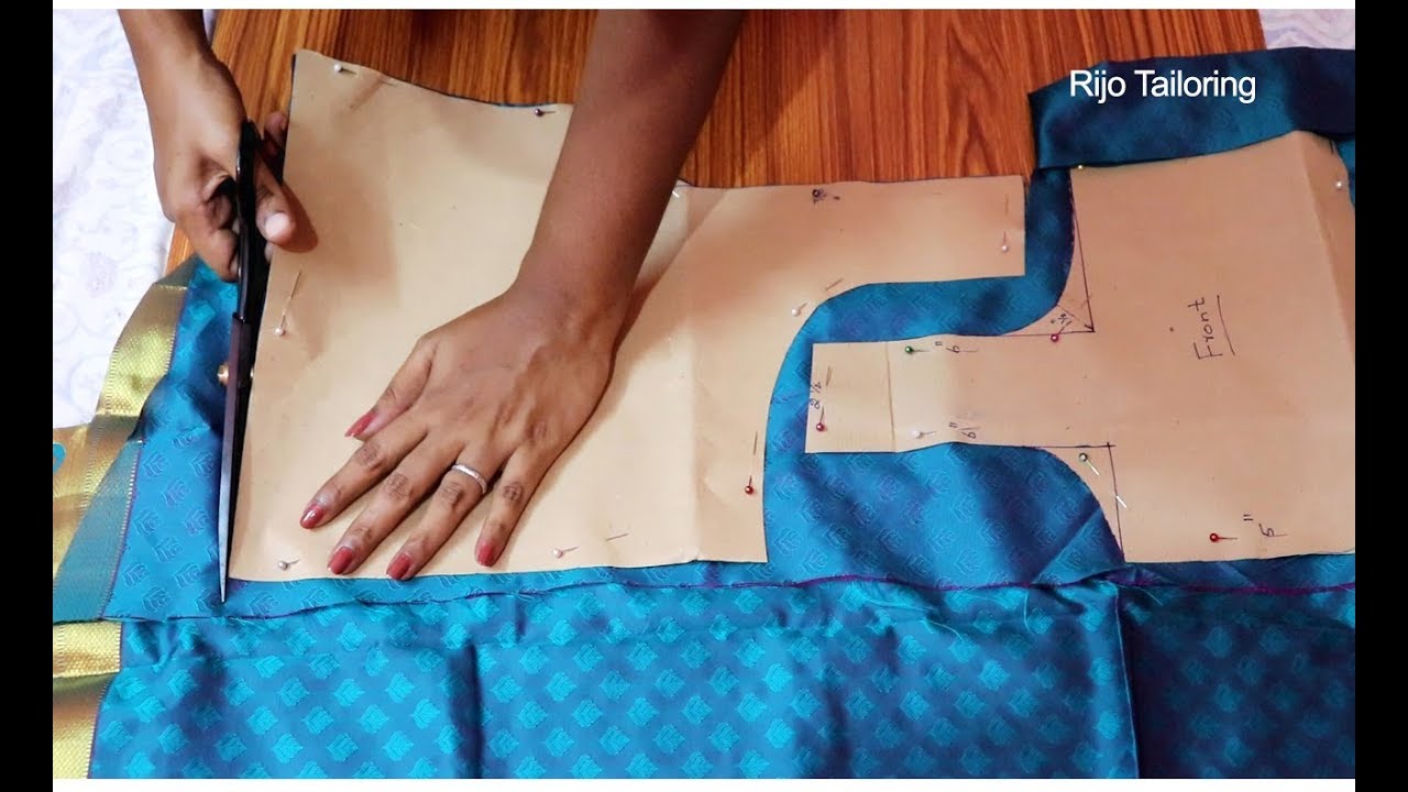 Saree Blouse Shoulder Cutting