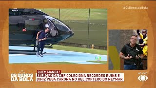 Neto detona Diniz por usar helicóptero do Neymar na Seleção Brasileira: “uma vergonha”