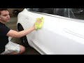 Deep Cleaning the FILTHIEST Tesla Model 3 EVER!  Satisfying DISASTER Electric Car Transformation