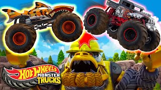 Hot Wheels Monster Trucks: Rise of the Crushzilla Challenges 🏅☄️ | Camp Crush