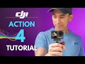 DJI Osmo Action 4 Tutorial: Beginners Guide. How to Use Action 4 - Best Settings