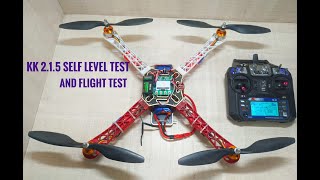 SELF LEVEL MODE OF KK2.1.5 DRONE FLIGHT TEST .