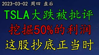 TSLA大跌被批评！挖掘50%的利润！这股抄底正当时！SP500、NAS100、道琼斯、罗素、CRM、PDD、OPEN、PLTR、ADBE、NIO、NVDA、SHOP、BA、SOXL、GOOG、CCL