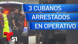 Tres cubanos arrestados en operativo contra tráfico humano en Florida