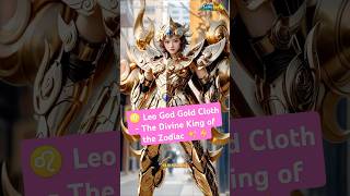 ♌ Leo God Gold Cloth - The Divine King of the Zodiac ✨⚡#shorts #trending #saintseiya #cosplay