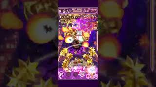 【ゴ魔乙 プレイ動画】 第498回スコア大会 hard 206,006,841点 ランク弩S 闇ハパレ/闇大蛇 OHPダラ