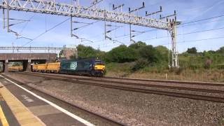 Network Rail Class 68 001 through Tamworth Station [6U76 ~ Crewe Basford Hall to Mountsorrel]