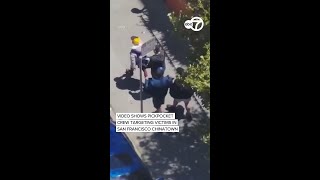 Surveillance video shows pickpocket crew targeting victims in SF's Chinatown