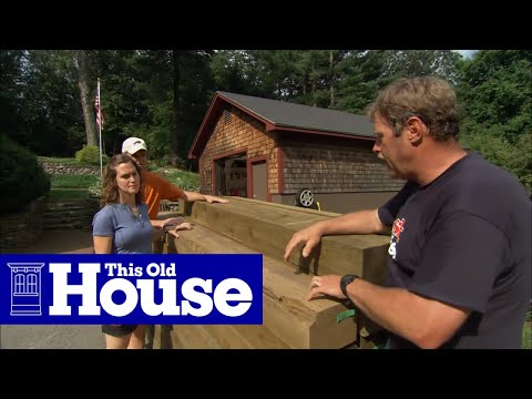 How to Build a Timber Retaining Wall - This Old House How to Build a Timber Retaining Wall - This Old House
