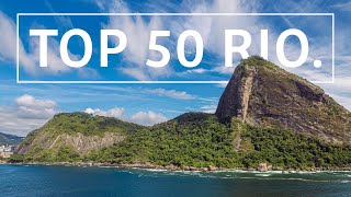 TOP 50 RIO DE JANEIRO | Guia com + 50 ATRAÇÕES para você escolher O QUE FAZER na Cidade Maravilhosa