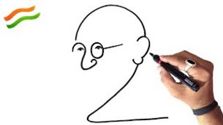 Gandhi Jayanthi Drawing/Independentence Day Drawing/Bappuji Drawing/Step By Step/In malayalam